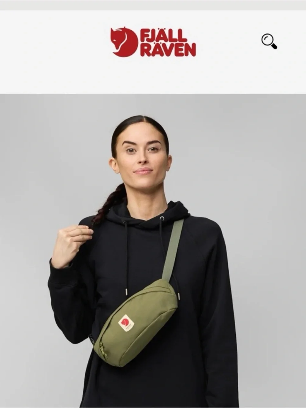 Fjallraven Mustard Yellow Kanken Hip Pack